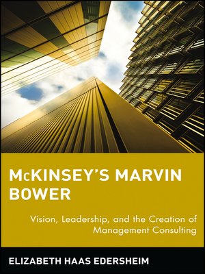 cover image of McKinsey's Marvin Bower